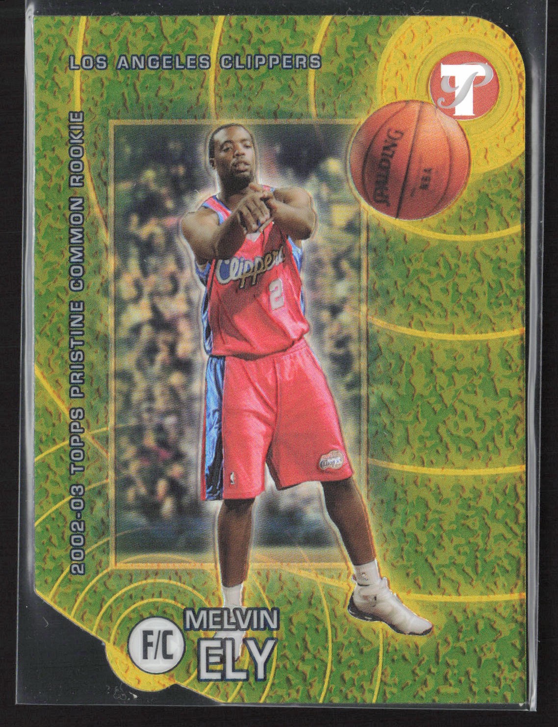 2002-03 Topps Pristine #84 Melvin Ely Refractor Gold #/99