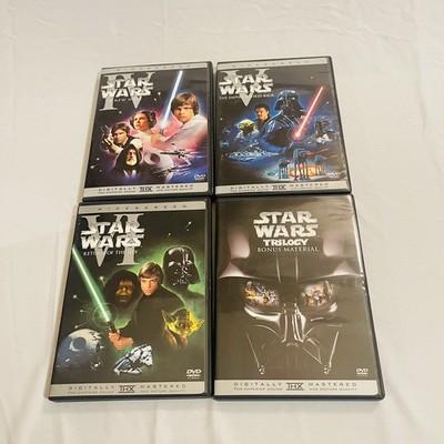 Star Wars Original Trilogy DVD 2004 4 Disc Full Screen Collection