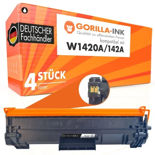 XXL Toner W1420A mit Chip für HP 142A LaserJet MFP M110w M110we M140w M140we