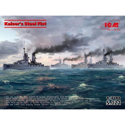 [DE] ICM NAVE Kaiser s Steel Fist KIT 1:700 - ICMS021