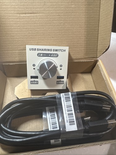 Switch USB 3.0 2 Computer Condivisione USB A 4 Porte Switcher Condivisione Tastiera e... - Foto 6 di 8