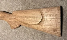 Siamese Style Mauser Rifle Stock Semi-inlet Black Walnut