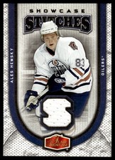2006-07 Flair Showcase Stitches Ales Hemsky Edmonton Oilers #SS-AH
