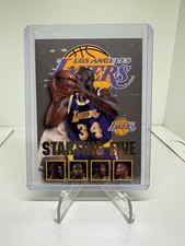 1996 NBA Hoops Starting Five Shaquille O'Neal Elden Campbell Nick Van Exel
