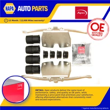 Brake Pad Fitting Kit fits BMW 520 F11 2.0 Front 10 to 17 34116786819 Apec New
