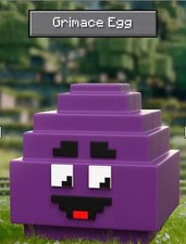 2025 McDonald's Minecraft Adult Happy Meal GRIMACE EGG w/code