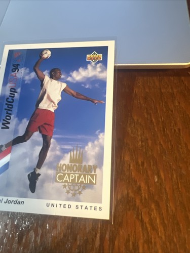 Michael Jordan 1993 World Cup 94 Preview English/Spanish Honorary Captain #HC3 - Picture 2 of 6