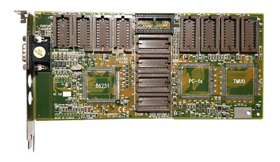 3dfx voodoo rush fcc id: jbamx86251-4m for parts