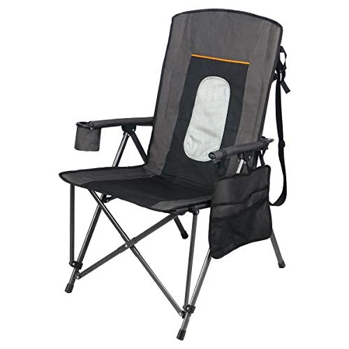 Portal Oversized Quad Folding Camping Chair High Back Cup Holder