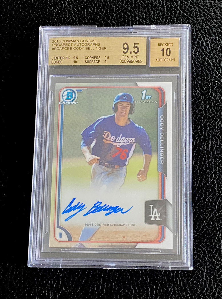 Cody Bellinger 2015 Bowman Chrome #BCAP-CBE Prospect Auto (1st