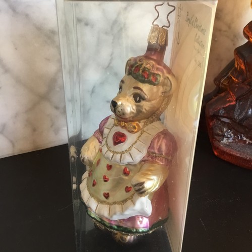 INGE GLAS BIRGIT’S Xmas Collection 1996 “Teddy Mama Bear" 124 Germany NIB - Picture 5 of 7