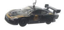 Christmas Ornament for Porsche 935 Black Gold Stripes