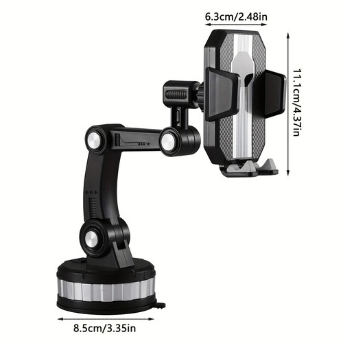Universal Car Truck Mount Phone Holder Stand Dashboard Windshield For Cell Phone - Zdjęcie 10 z 18