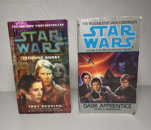 Star Wars: The Jedi Academy Paperback Lot Dark Apprentice Tatooine Ghost Luke