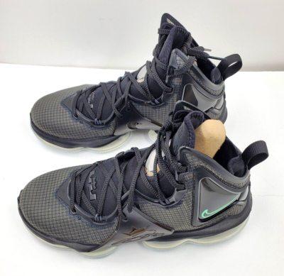 Nike LEBRON 19 Men\'s Basketball Shoes Black/Green Glow CZ0203-003 Size 9 Nike LeBron 19  main image 2