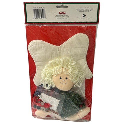 Dan Dee Homespun Creations Table Angel Cone Christmas Craft Kit NOS Sealed - Picture 2 of 9