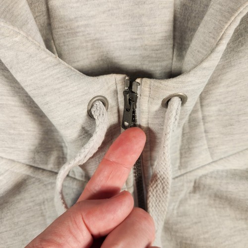 Athleta Hoodie Womens Small Gray Sleeveless Full Zip Gym Sweatshirt Workout - Picture 4 of 12
