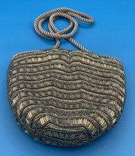 Beaded Formal Small Pouch Purse VINTAGE Fast Free Shipping