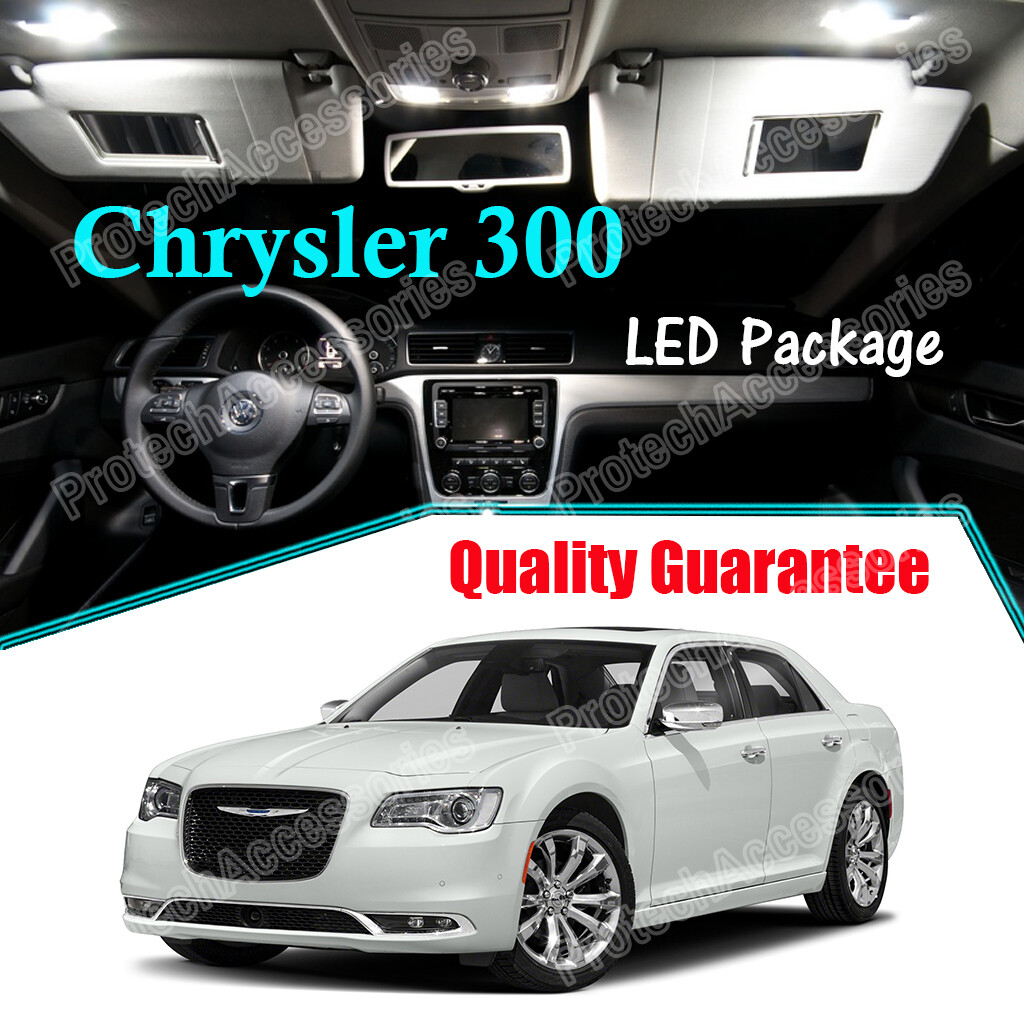 17x White Interior LED Lights Package Kit For 2011 - 2020 Chrysler