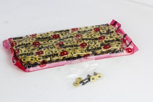 520H 120 Links Gold Heavy Duty Drive Chain with Connecting Link for Motorcycle - Picture 3 of 8