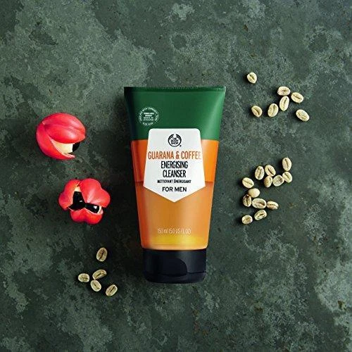 The Body Shop 瓜拉那咖啡男士能量洁面乳,5 液量盎司(素食) — 第 3/4 张图片