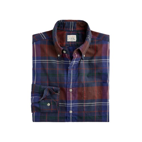 J.Crew Slim Fit Untucked Shirt Mens Secret Wash Long Sleeve Casual Button Down - Picture 2 of 10