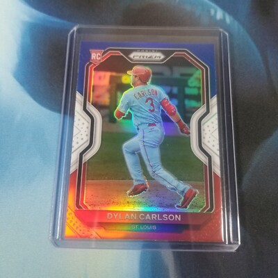 2021 Prizm Dylan Carlson Rookie RC #138 Red White Blue Prizm NM/M
