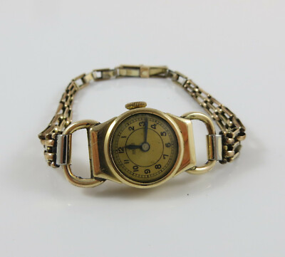 Armbanduhr Alte Golduhr Alte Goldene Armbanduhr Vintage DAMAS