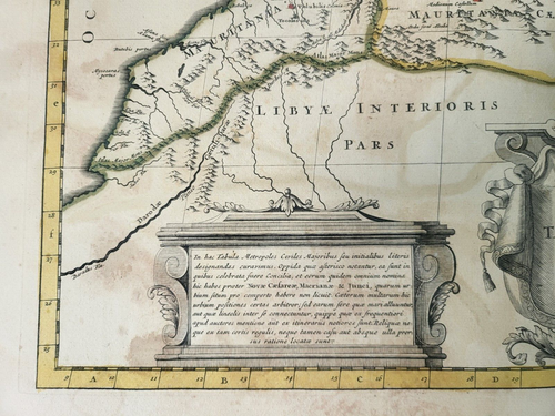 "In Notitiam Ecclesiasticam Africae Tabula Geographia" map ca 1745 Mediterranean - Picture 5 of 8