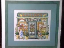 PERMIN"ART SHOP"CROSS STITCH KIT  Kreuzstich-Stickpackung 33x28 CM