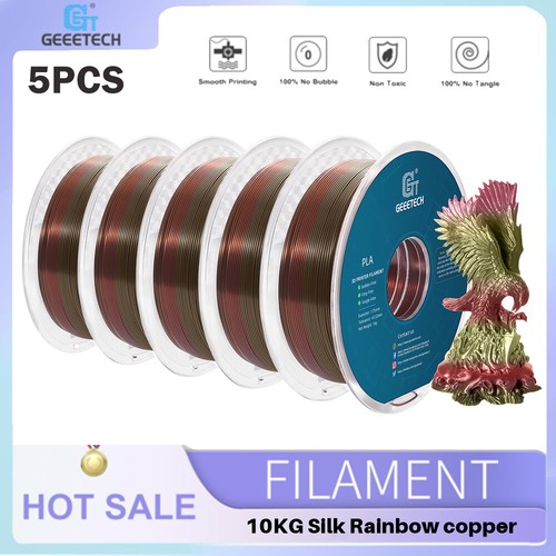 5/10PCS Geeetech PLA/PETG/HS-PLA/SILK/ABS+ 3D Drucker Filament 1.75mm 1KG/Roll - Bild 54 von 106