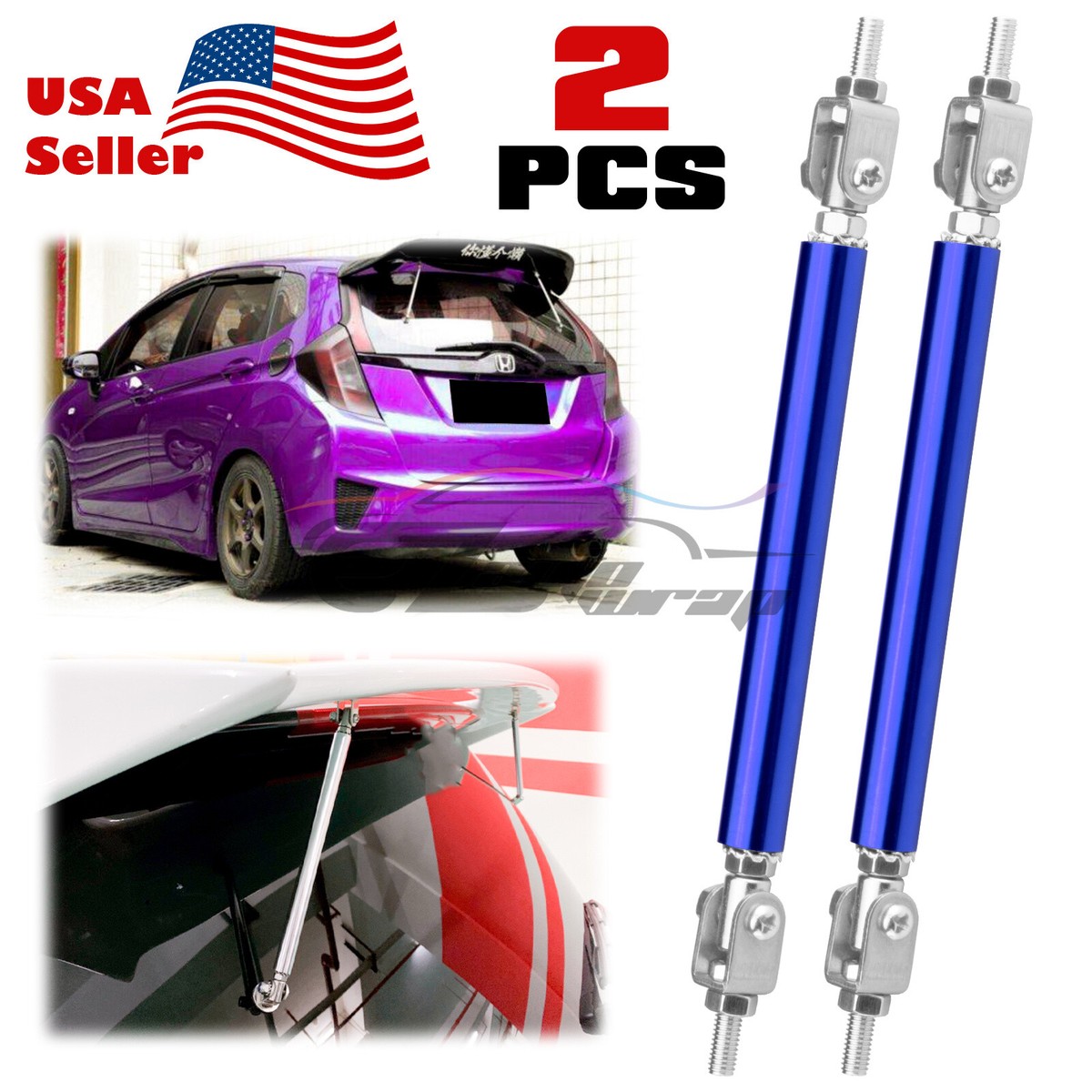 Car Downforce Enhancement EZAUTOWRAP Green Adjustable Front/Rear ...
