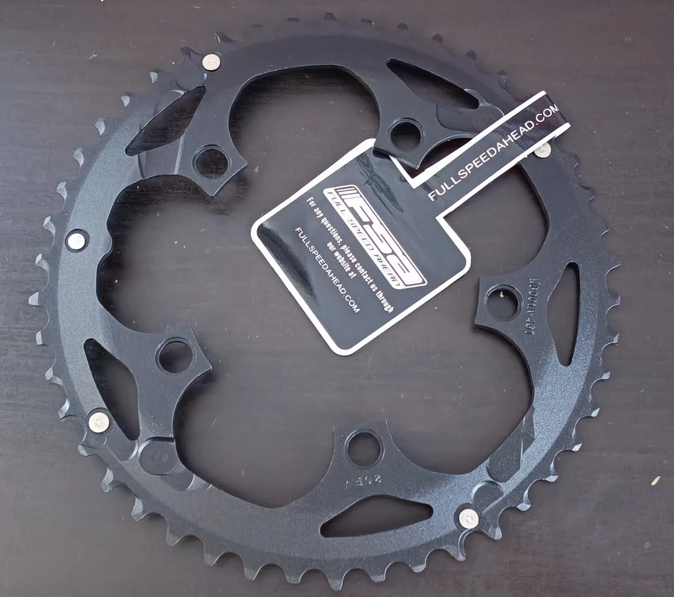 FSA CHAIN RING TEMPO PRO 46T 110 BCD 5 BOLTS, HOLES 110X46 WB001A 370-0072012050 - Image 4 of 4