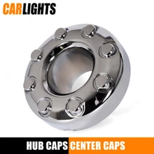 Dually Front 4X4 Open Front Wheel Center Hub Cap Chrome Fit For 05-18 Ford F350
