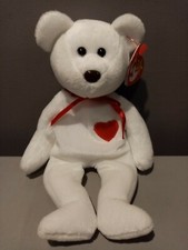 TY BEANIE BABY VALENTINO BEAR MINT RETIRED 8" WITH TAGS
