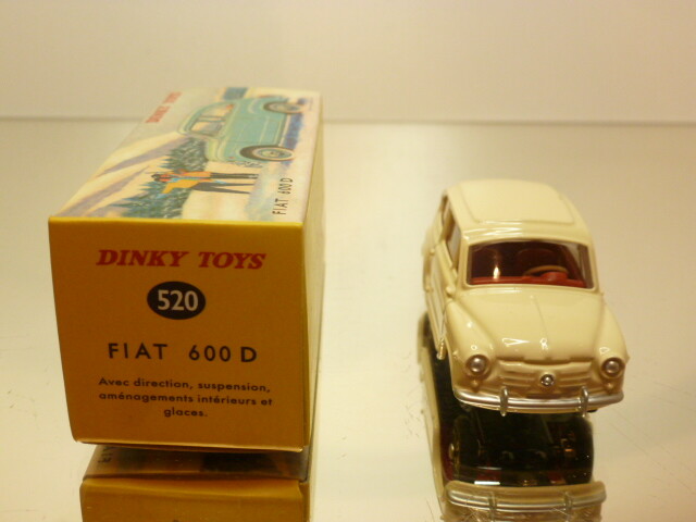 ATLAS Dinky n°520 Fiat 600D 1/43 neuf en boîte/inbox MIB