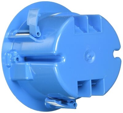 ''Carlon B618RR-UPC Ceil Round Old Work Box 4.53 Blue''