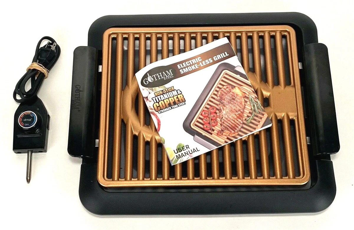 Gotham Steel Indoor Electric Smokeless Grill & Griddle