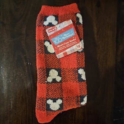 Mens Disney 100 Retro Reimagined Cozy Socks Target Exclusive NWT