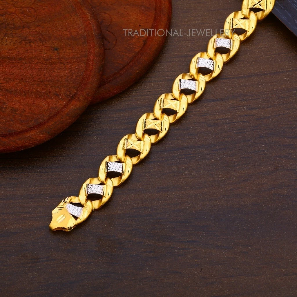 Buy 1 Gram Gold Link Chain Bracelet for Men & Women At Low Price Buy Online