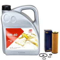 MotoröL Set 5W-40 5 Liter + ÖLfilter SH 4030 P FüR Mercedes Benz E Klasse