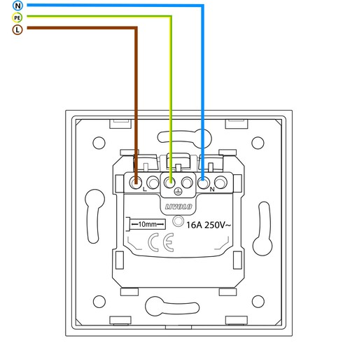 LIVOLO FUNK LICHTSCHALTER SCHALTER STECKDOSEN DIMMER WECHSELSCHALTER TV GOLD - Bild 82 von 119