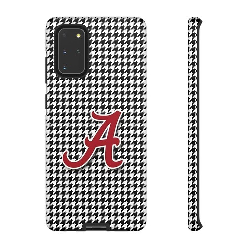 Alabama Houndstooth Phone Case, Tough Cases, College Fan Gear, Initial A - 第 259/266 張圖片