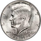 Bicentennial No mint mark 1776 - 1976 Kennedy half dollar.
