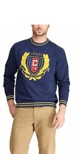 Mens CHAPS Ralph Lauren Sweater Crewneck Embroidered