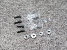 ASC6004 TEAM ASSOCIATED RC10-CC CLASSIC CLEAR KIT SERVO MOUNTS