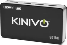 Kinivo HDMI Switch 4K HDR 301BN 3 in 1 Out 4K 60Hz HDR HDMI 2.0 High Speed 18Gbp