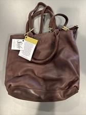 Genuine Mahogany Leather Handbag, Women’s Purse New Medium Sseko