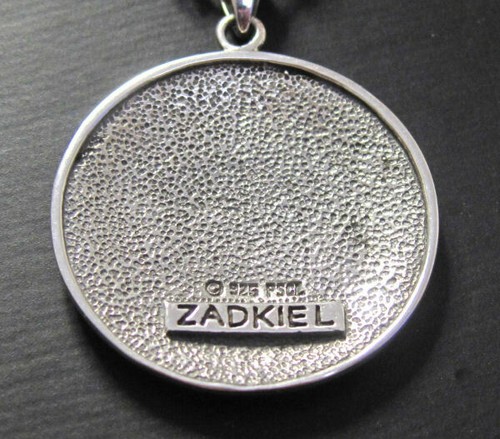 SIGIL of the Archangel ZADKIEL .925 Sterling Silver Pendant by Peter Stone - Picture 5 of 8