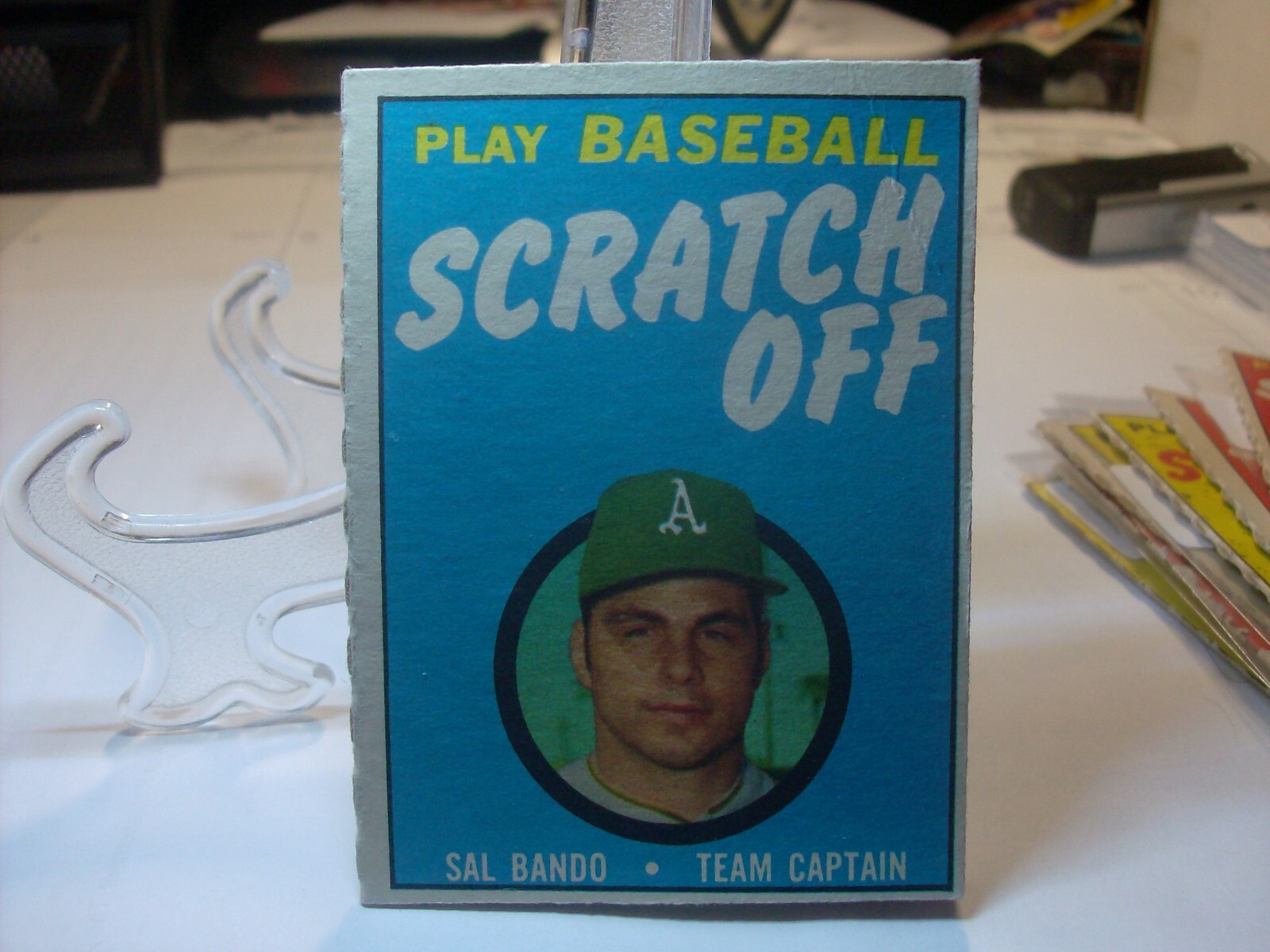 1970 Topps ScratchOffs Baseball (White) 4 Sal Bando 70002 eBay